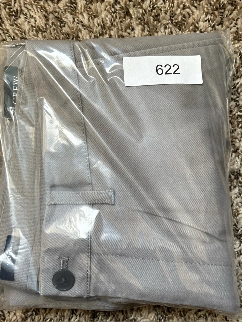 J. Crew Men’s Light Gray Slim Chino Pants